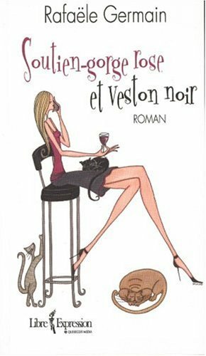 Soutien-gorge rose et veston noir by Rafaële Germain