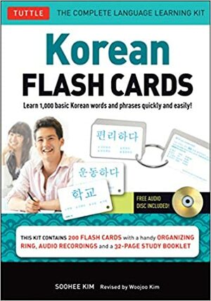 Korean Flash Cards Kit: Learn 1,000 Basic Korean Words and Phrases Quickly and Easily! (Hangul & Romanized Forms) (Audio-CD Included) by Soohee Kim