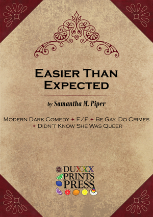 Easier Than Expected by Samantha M. Piper