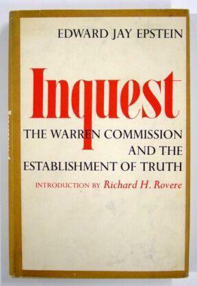 Inquest by Edward Jay Epstein, Richard H. Rovere