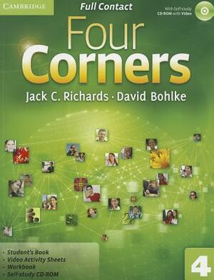 Four Corners Level 4 Full Contact with Self-Study CD-ROM by David Bohlke, Jack C. Richards