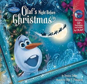 Frozen Olaf's Night Before Christmas Book & CD by The Walt Disney Company