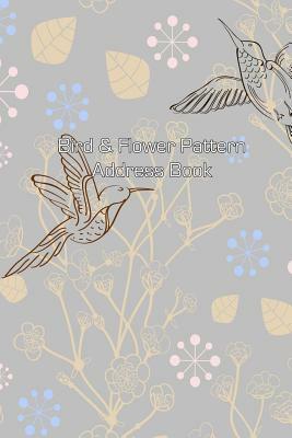 Bird & Flower Pattern Address Book by Jot Spot Stationary
