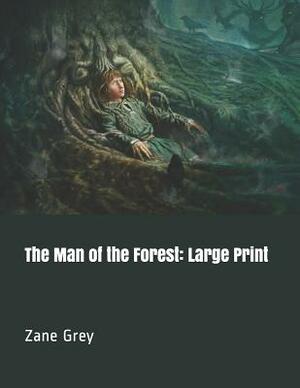 The Man of the Forest: Large Print by Zane Grey