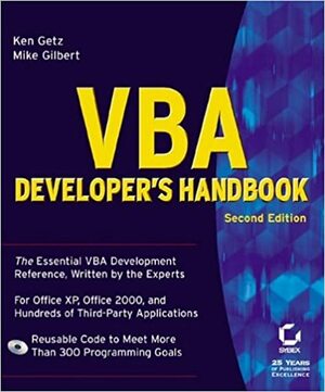 VBA Developer's Handbook by Ken Getz, Mike Gilbert