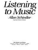 Listening to Music by Allan Schindler