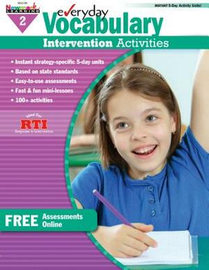 Everyday Vocabulary Intervention Activities for Grade 2 Workbook by Jackie Glassman