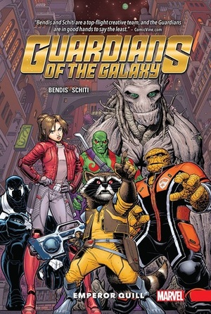 Guardians of the Galaxy: New Guard, Volume 1: Emperor Quill by Brian Michael Bendis, Cory Petit, Jason Keith, Valerio Schiti, Arthur Adams, Richard Isanove