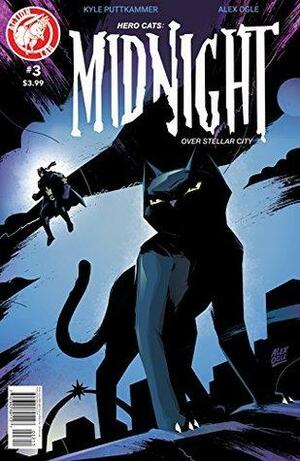 Hero Cats: Midnight Over Stellar City #3 by Kyle Puttkammer