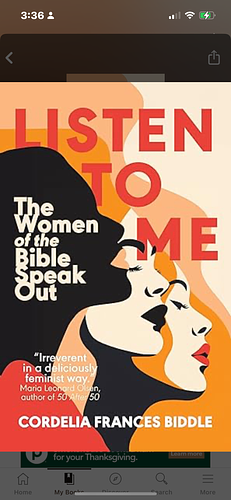 Listen to Me: The Women of the Bible Speak Out by Cordelia Frances Biddle