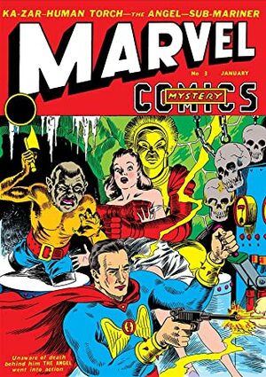 Marvel Mystery Comics #3 by Joe Simon, Ben Thompson, Carl Burgos, Alex Schomburg
