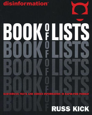 Disinformation Book of Lists by Russ Kick