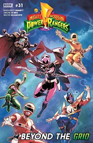 Mighty Morphin Power Rangers #31 by Jamal Campbell, Francesco Segala, Alessandro Cappuccio, Ryan Ferrier, Bachan, Walter Baiamonte, Marguerite Bennett, Simone Di Meo