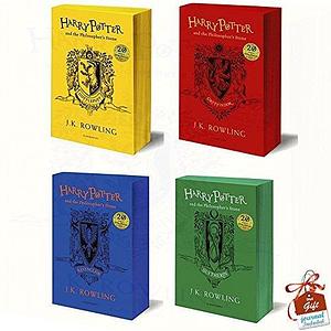 Harry Potter and the Philosopher's Stone 4 Books Bundle Collection By J.K. Rowling With Gift Journal by J.K. Rowling, J.K. Rowling