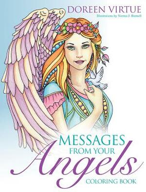 Messages from Your Angels Coloring Book by Norma J. Burnell, Doreen Virtue