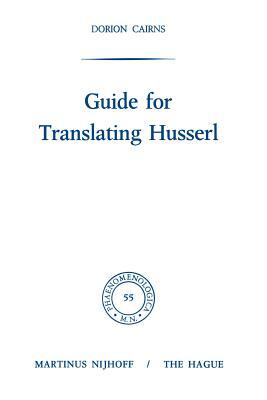Guide for Translating Husserl by Dorion Cairns