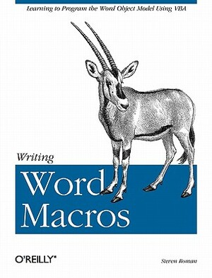 Writing Word Macros by Steven Roman
