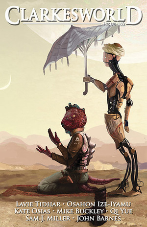 Clarkesworld Magazine, Issue 142 by Lavie Tidhar, John Barnes, Mickey Buckley, Kate Osias, Neil Clarke, Osahon Ize-Iyamu, A.M. Dellamonica, Sam J. Miller, Chris Urie, Qi Yue, Carrie Sessarego