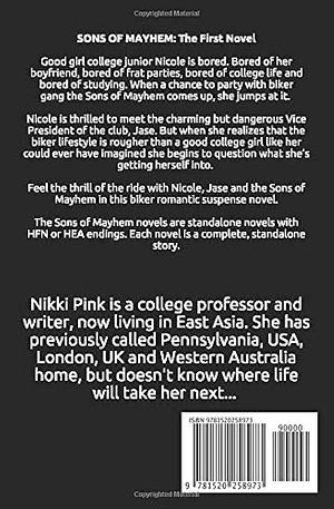 Sons of Mayhem 1: The First Novel by Nikki Pink, Nikki Pink