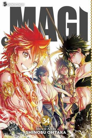 Magi: The Labyrinth of Magic, Vol. 34 by Shinobu Ohtaka