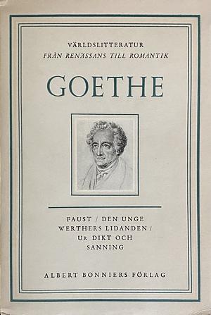 Faust / Den unge Werthers lidanden / Ur Dikt och sanning by Johann Wolfgang von Goethe