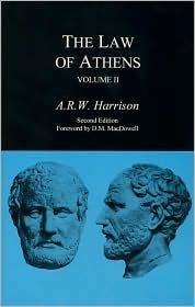 The Law of Athens, Volume 2 of 2 by Douglas M. MacDowell, A.R.W. Harrison