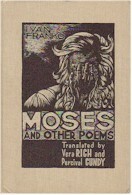 Moses and Other Poems by Vera Rich, Ivan Franko