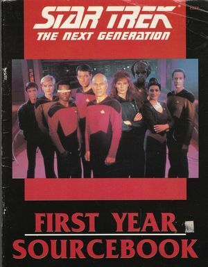 Star Trek The Next Generation : First Year Sourcebook by Blaine Pardo