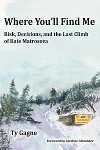 Where You'll Find Me: Risk, Decisions, and the Last Climb of Kate Matrosova by Ty Gagne