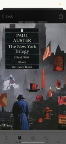 The New York Trilogy by Paul Auster