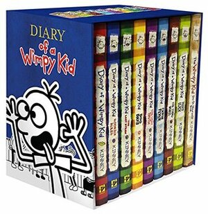 Diary of a Wimpy Kid Box of Books 1-8 + The Do-It-Yourself Book by Jeff Kinney