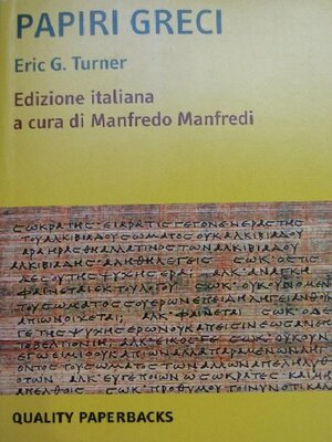 Papiri Greci by Eric G. Turner