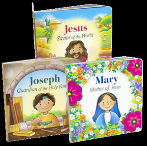 Jesus Mary and Joseph BB Set by Marlyn Monge