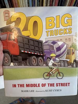 20 big trucks in the middle of the street by Mark Lee