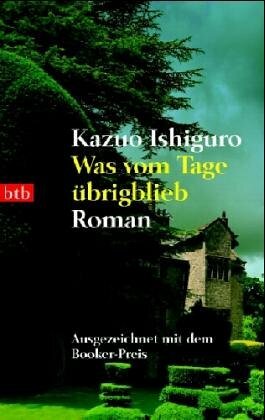 Was vom Tage übrigblieb by Kazuo Ishiguro