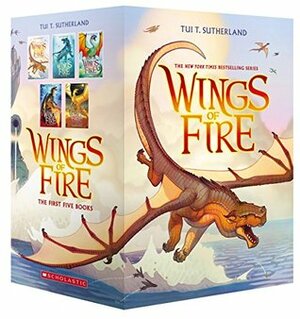 Wings of Fire Boxset, Books 1-5 by Tui T. Sutherland, Bea Reiter