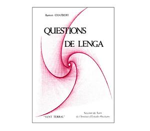 Questions de lenga by Ramon Chatbèrt