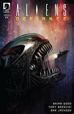 Aliens: Defiance #9 by Tony Brescini, Dan Jackson, Brian Wood
