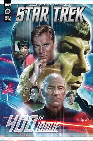 Star Trek #400 by Chris Eliopoulos, Declan Shalvey, Jackson Lanzing, Collin Kelly, Wil Wheaton, Rich Handley, Mike Johnson