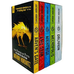 Power of Five Books Collection Raven's Gate, Evil Star, Night Rise, Necropolis, Oblivion by Anthony Horowitz