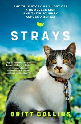 Strays: The True Story of a Lost Cat, a Homeless Man, and Their Journey Across America by Britt Collins