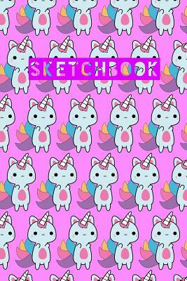 Sketchbook: Unicorn Cat Cute Kawaii Pink Design by Frasier Cheng-Binns