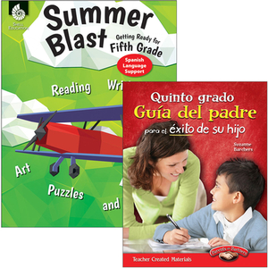 Getting Students and Parents Ready for Fifth Grade (Spanish) 2-Book Set by Teacher Created Materials