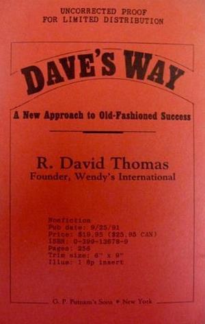 Dave's Way by Dave Thomas, Dave Thomas