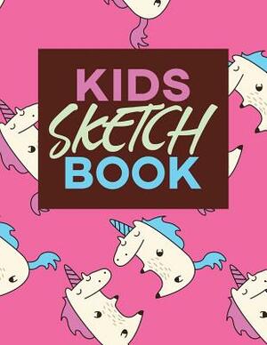 Sketchbook: (kawaii Cute Pink Unicorn Cartoon) by Frasier Cheng-Binns