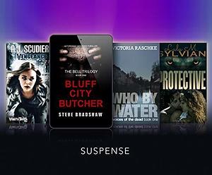 On the Knife's Edge - Three Novels to Keep You on the Edge of Your Seat: Under Dark Skies, Bluff City Butcher, Who By Water by Victoria Raschke, Lulu M. Sylvian, A.J. Scudiere, A.J. Scudiere