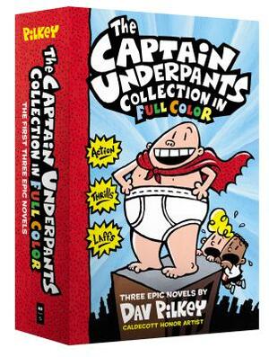 The Captain Underpants Color Collection (Captain Underpants #1-3 Boxed Set) by Dav Pilkey
