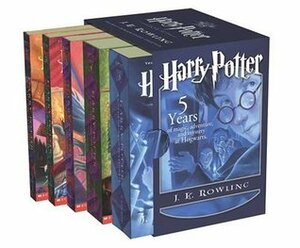 Harry Potter Boxed Set, Books 1-5 (Harry Potter, #1-5) by J.K. Rowling, Mary GrandPré
