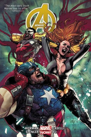 Avengers by Jonathan Hickman, Volume 2 by Nick Spencer, Cory Petit, Marco Checchetto, Edgar Delgado, Marco Rudy, Frank Martin, Paul Mounts, David Curiel, Jonathan Hickman, Sunny Gho, Stefano Caselli, Clayton Cowles, Leinil Francis Yu, Gerry Alanguilan