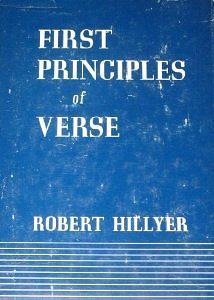 First Principles of Verse by Robert Hillyer